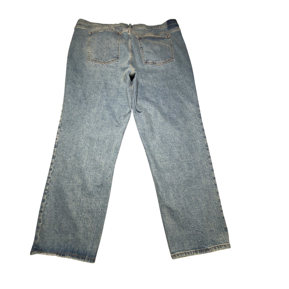 Abercrombie & Fitch The Straight Mid Rise Jeans Women's Size 35 / 20S Blue - Picture 2 of 15